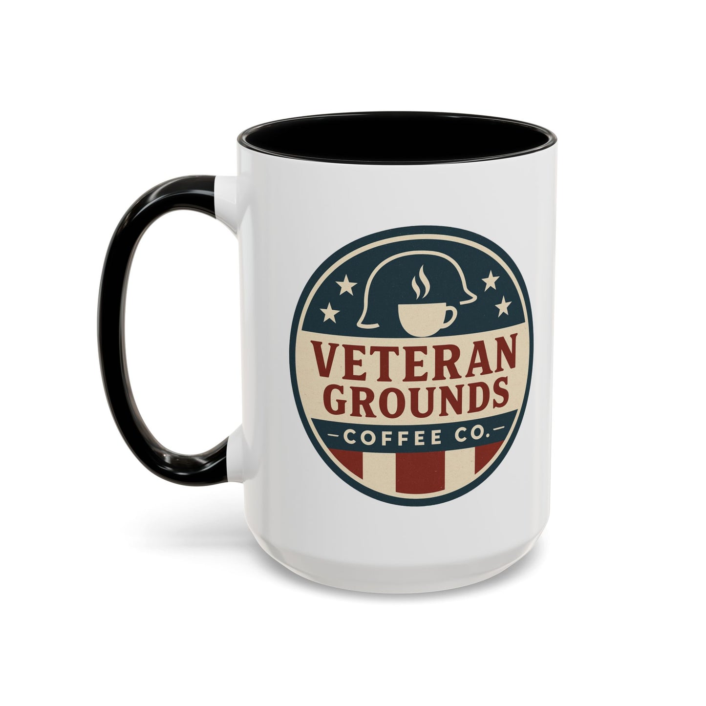 Veteran Grounds Coffee Mug - Unique Gift for Veterans, Cozy Coffee Lover's Mug, Perfect for Holidays & Special Occasions, 11oz & 15oz