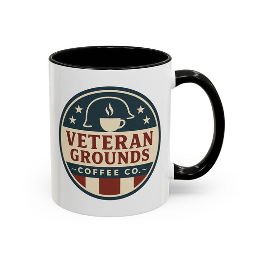 Veteran Grounds Coffee Mug - Unique Gift for Veterans, Cozy Coffee Lover's Mug, Perfect for Holidays & Special Occasions, 11oz & 15oz