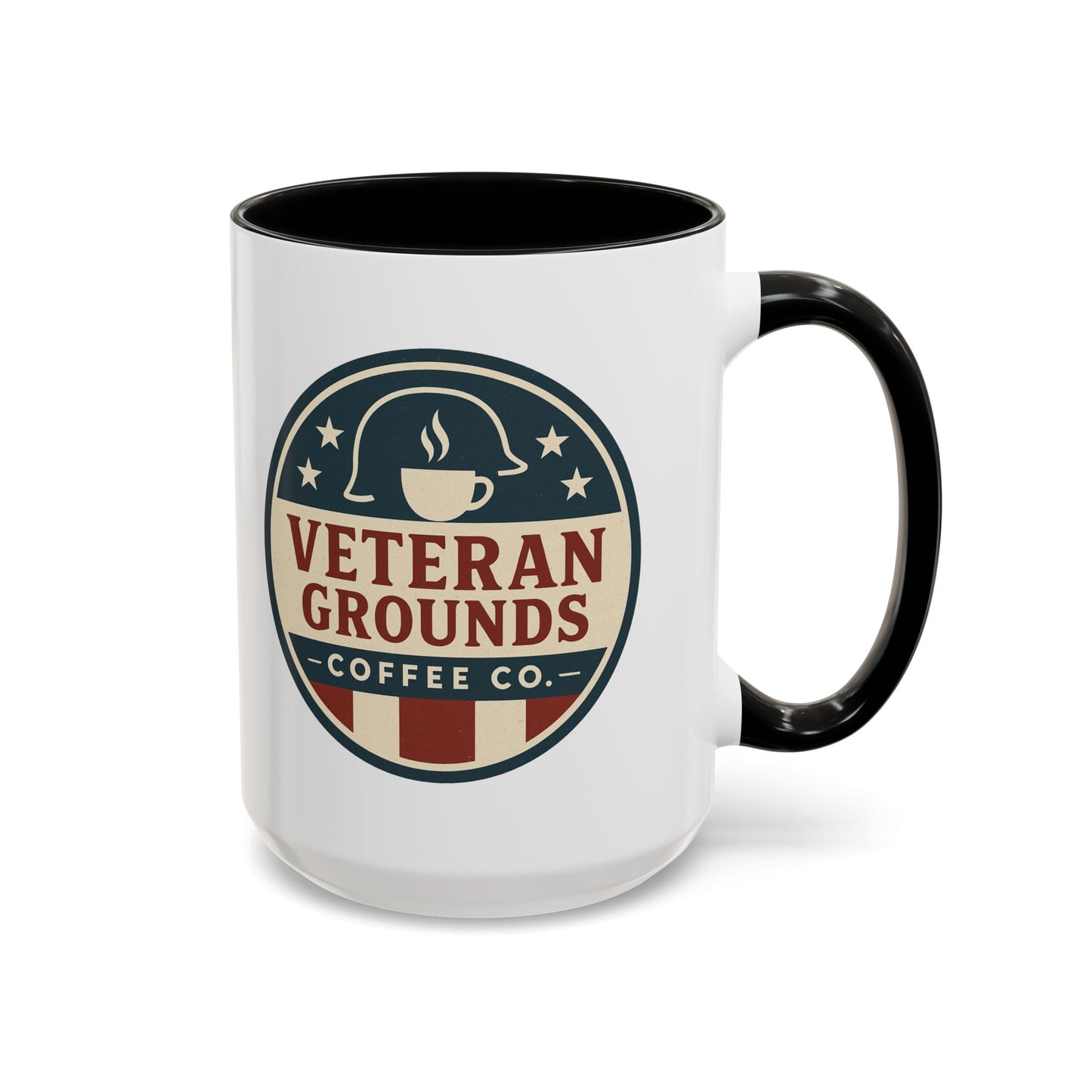 Veteran Grounds Coffee Mug - Unique Gift for Veterans, Cozy Coffee Lover's Mug, Perfect for Holidays & Special Occasions, 11oz & 15oz